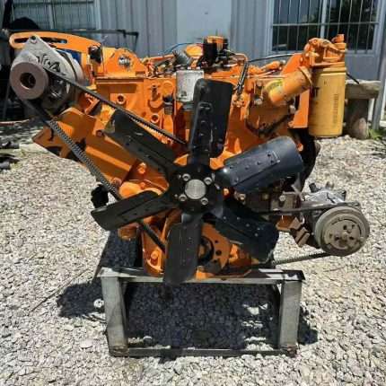 Caterpillar 3208 excavator engine assembly.
