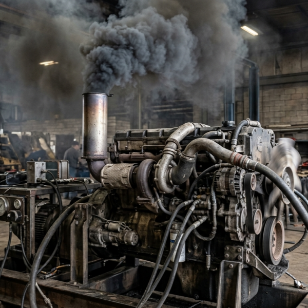 In-depth analysis of engine exhaust smoke signals: the reasons behind the smoke color