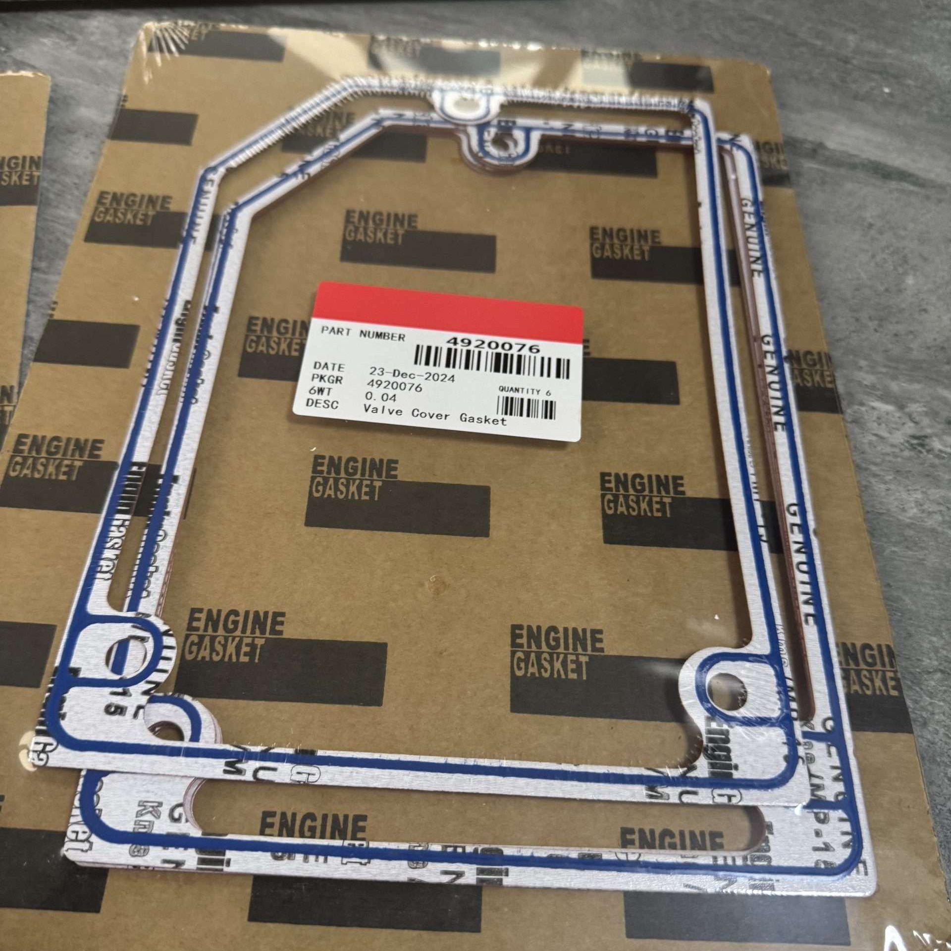 Cummins 4920076 Gasket Cummins 4920076 Gasket